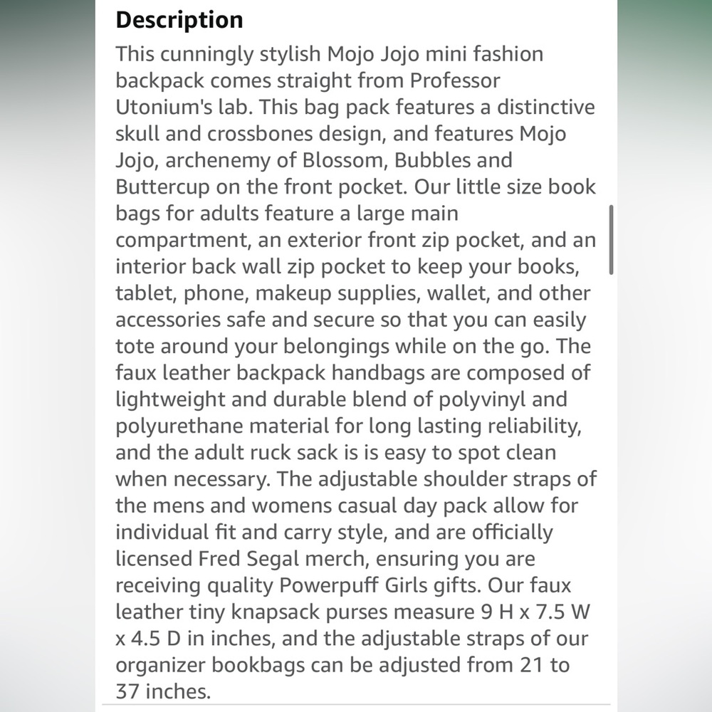 NWT Mini Backpack - Picture 9 of 9